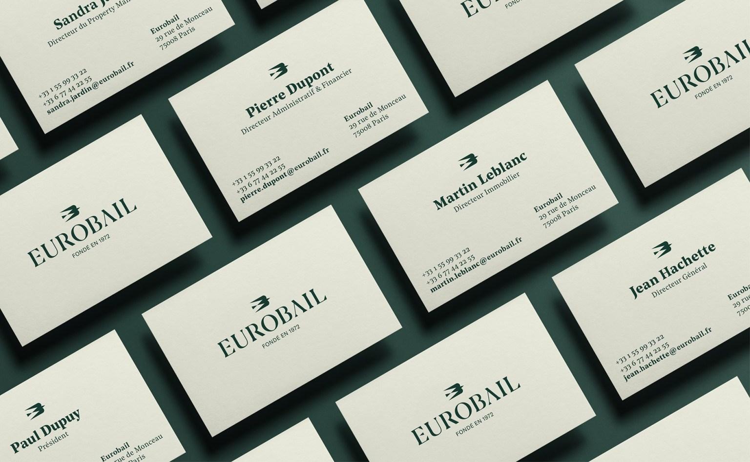 房地產投資行業Eurobail的新品牌形象設計