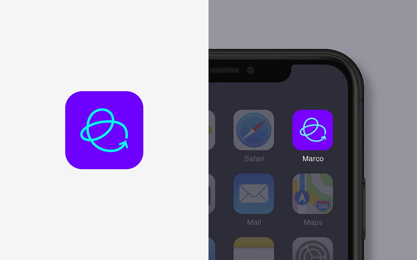 無障礙汽車共享平臺Marco品牌形象設(shè)計