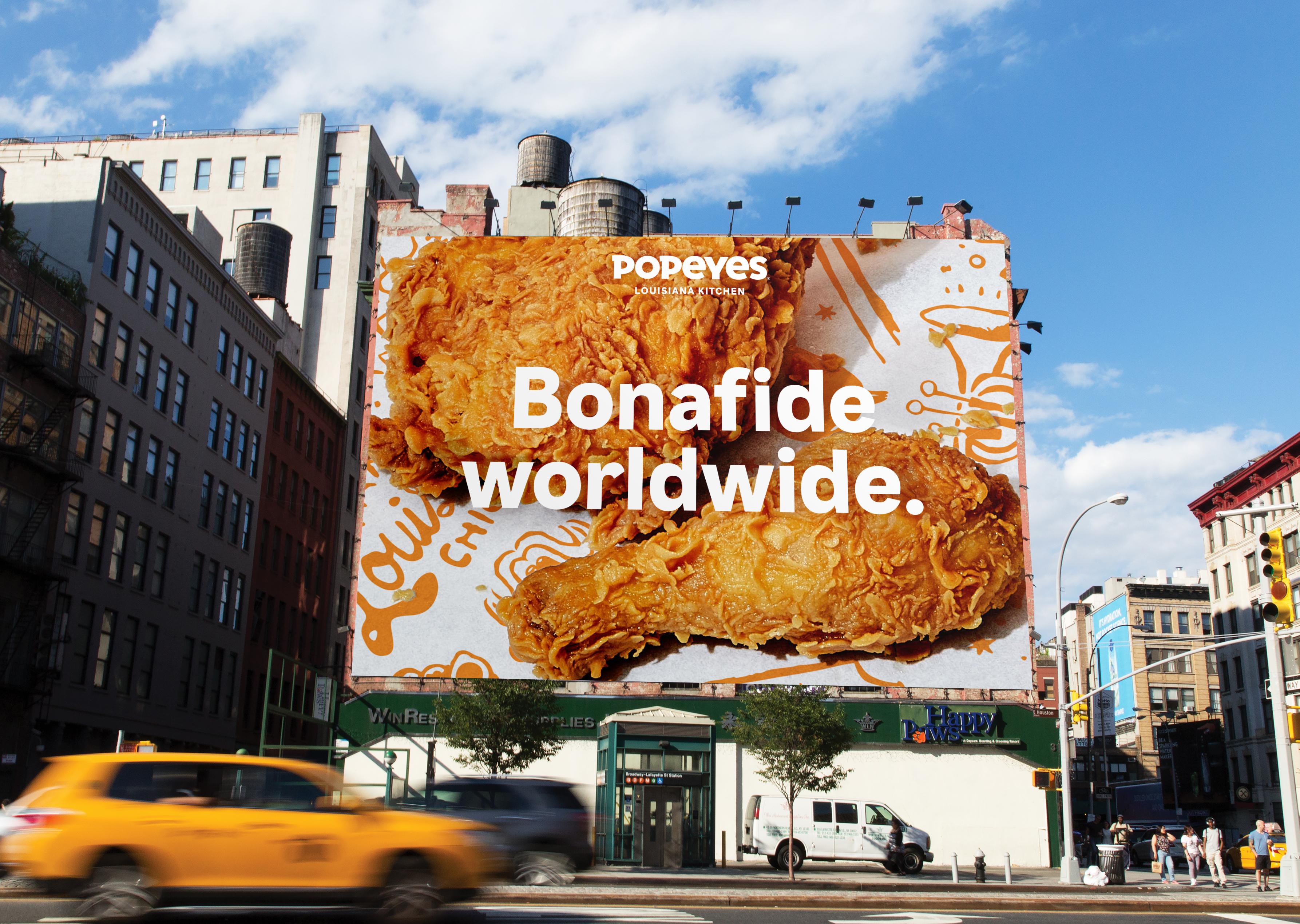 快餐雞肉薩米餅Popeyes更新品牌LOGO