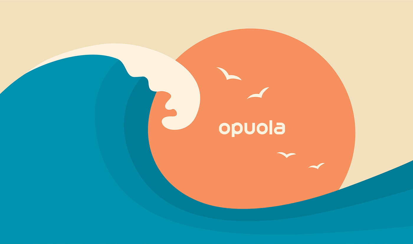 Opuola海灘啟用新LOGO