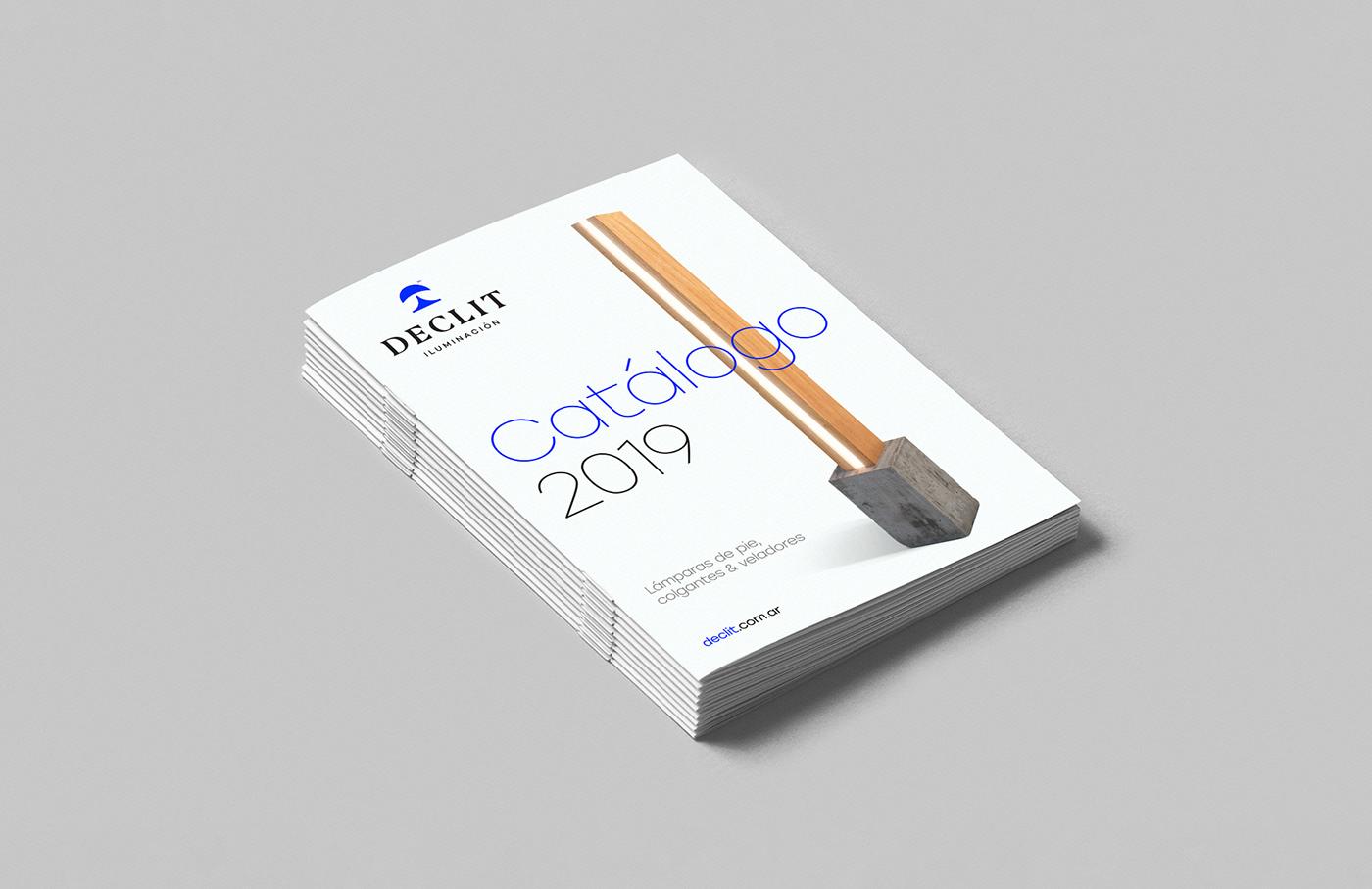 Declit家居燈具品牌標志設計