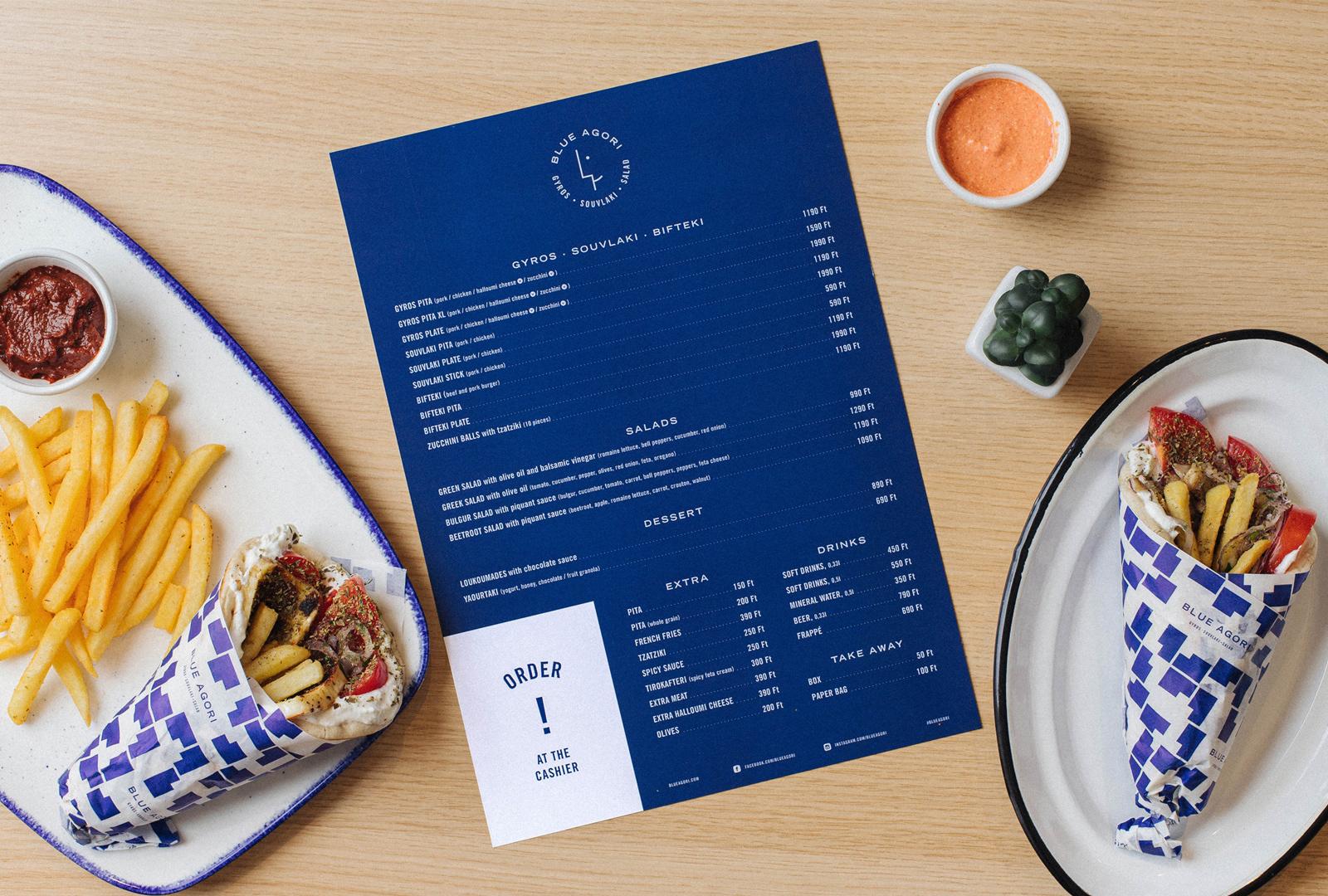 BLUEA AGORI美食吧VI形象設計 BLUEA AGORI美食吧VI形象設計