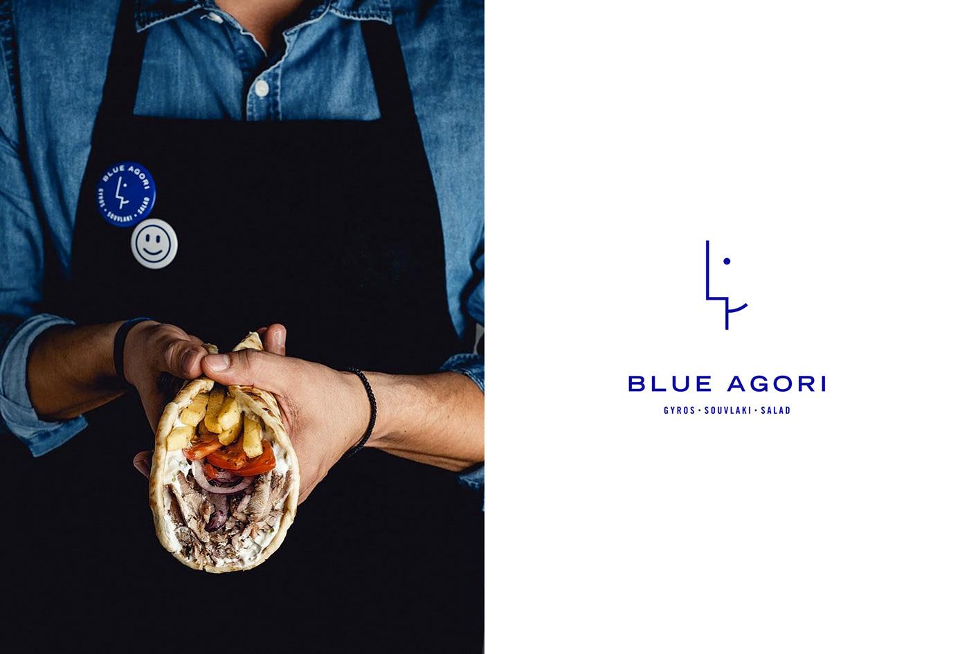 BLUEA AGORI美食吧VI形象設計 BLUEA AGORI美食吧VI形象設計