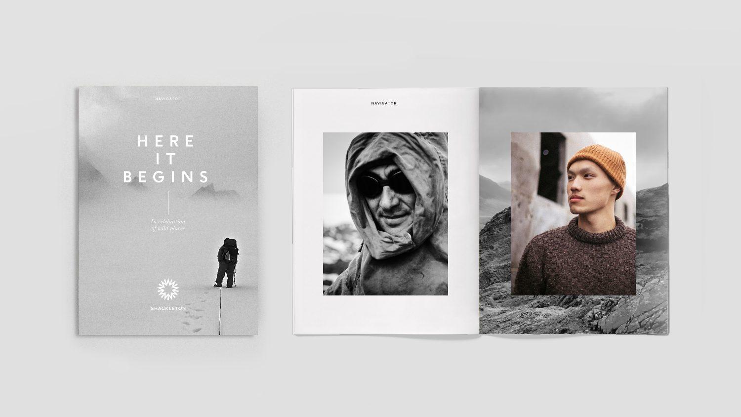 極限運動品牌沙克爾頓LOGO設計