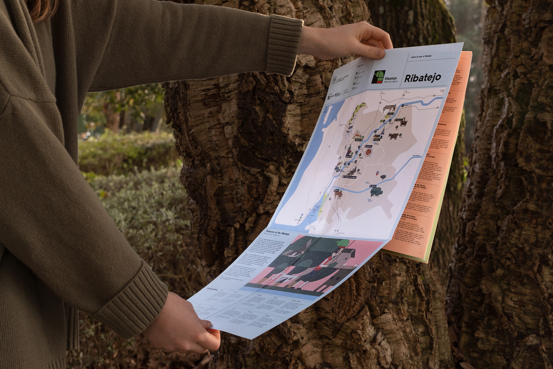 旅游景區指南書設計