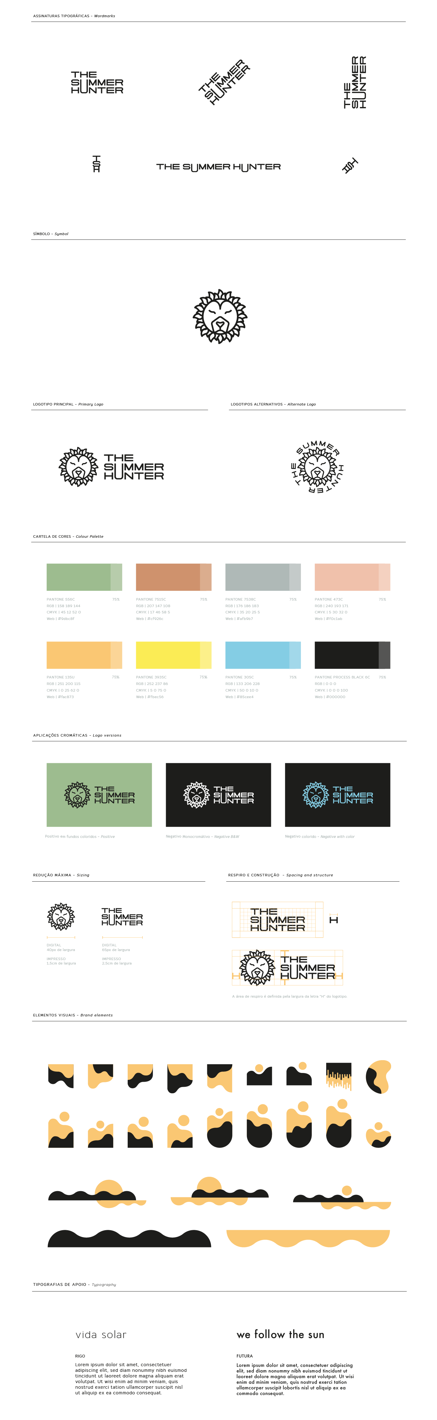 Summer Hunter內容平臺標志設計