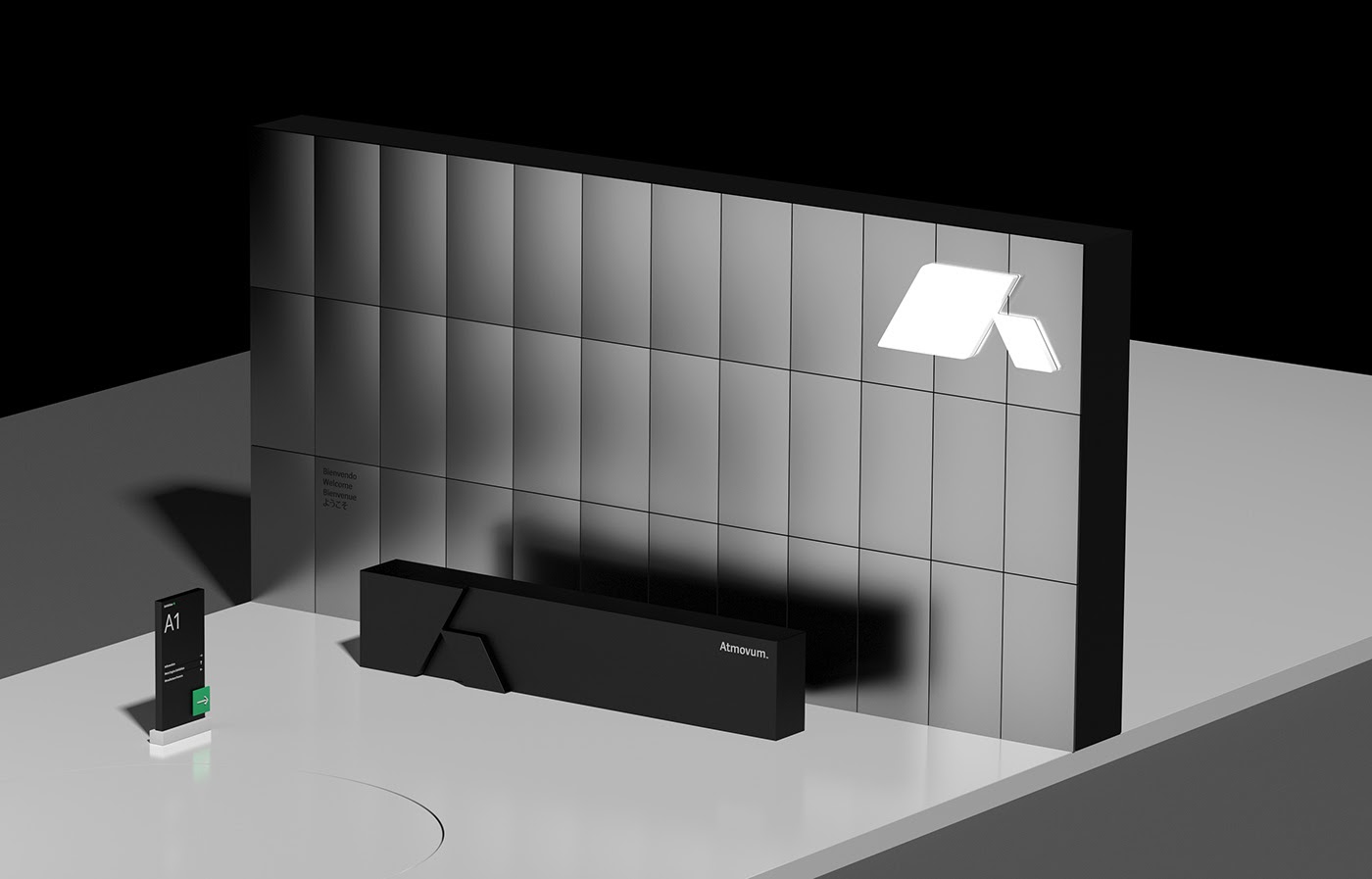 物流行業Atmovum品牌形象設計