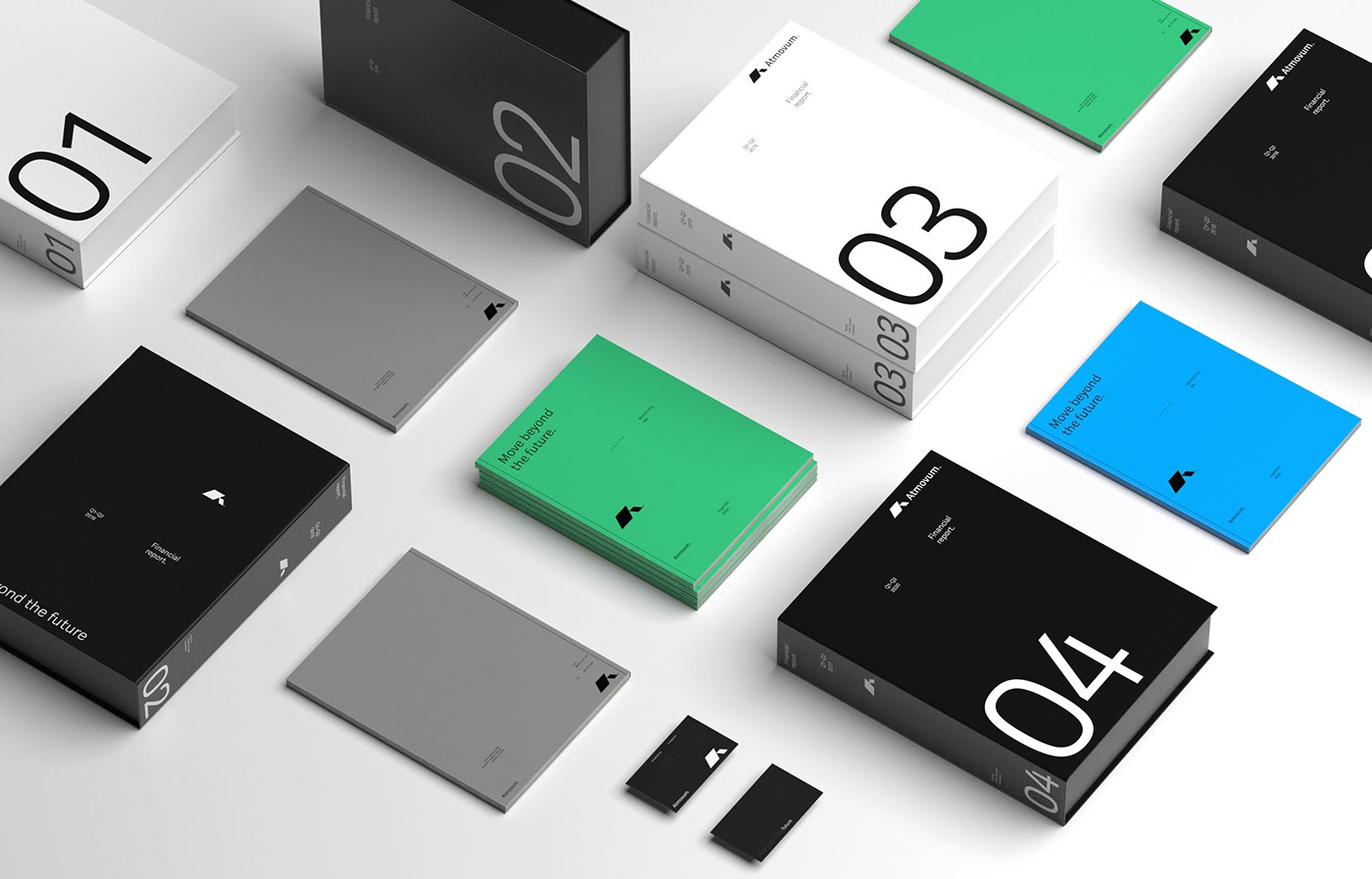 物流行業Atmovum品牌形象設計