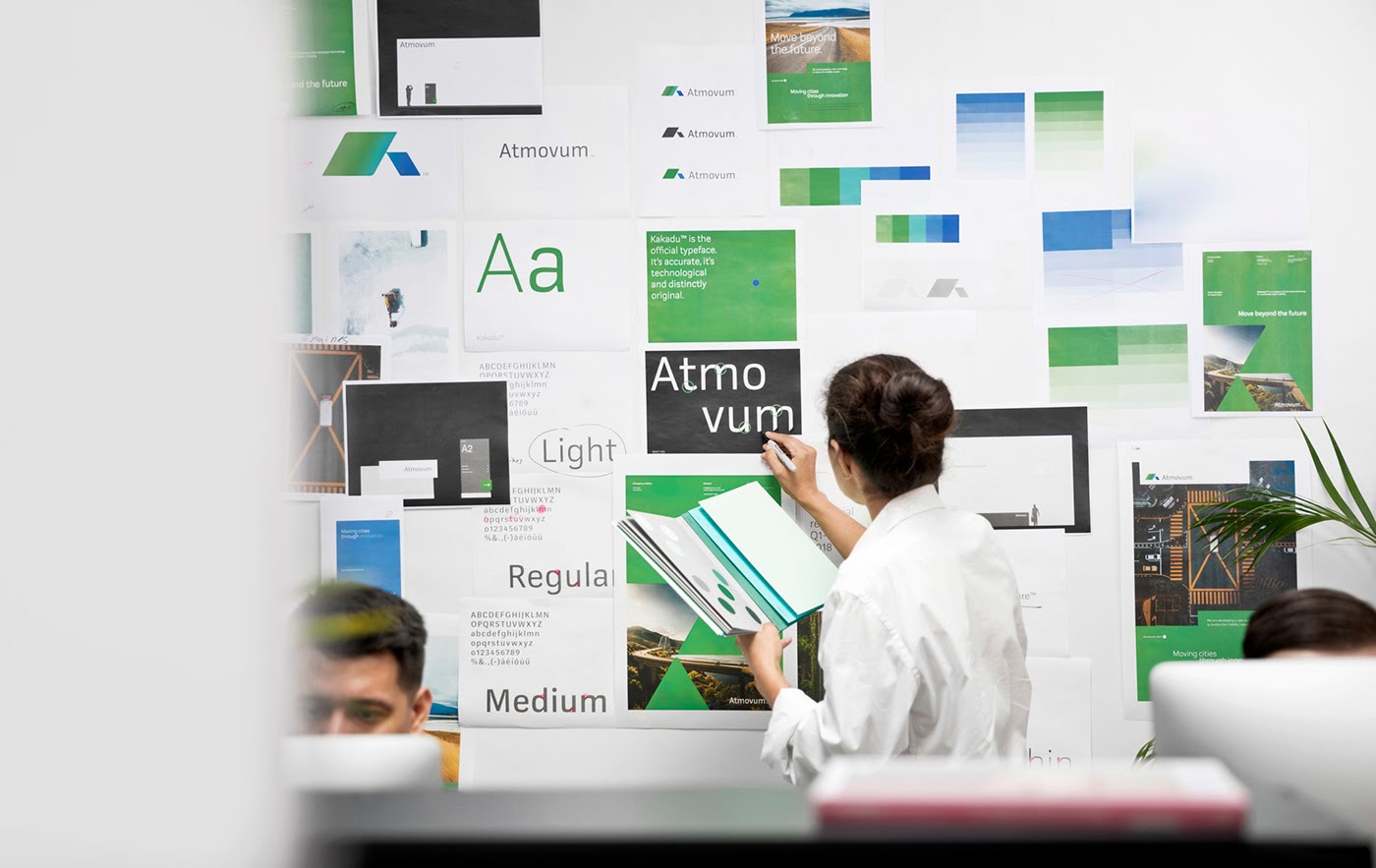 物流行業Atmovum品牌形象設計