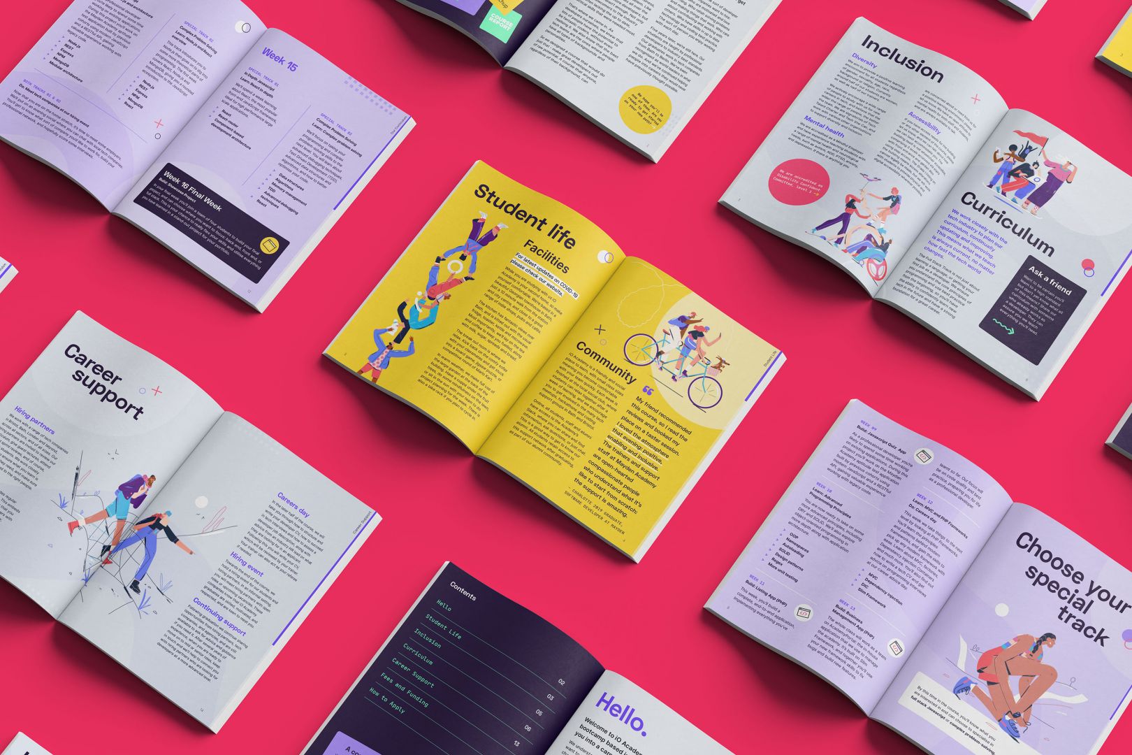 教育行業iO Academy品牌形象設計