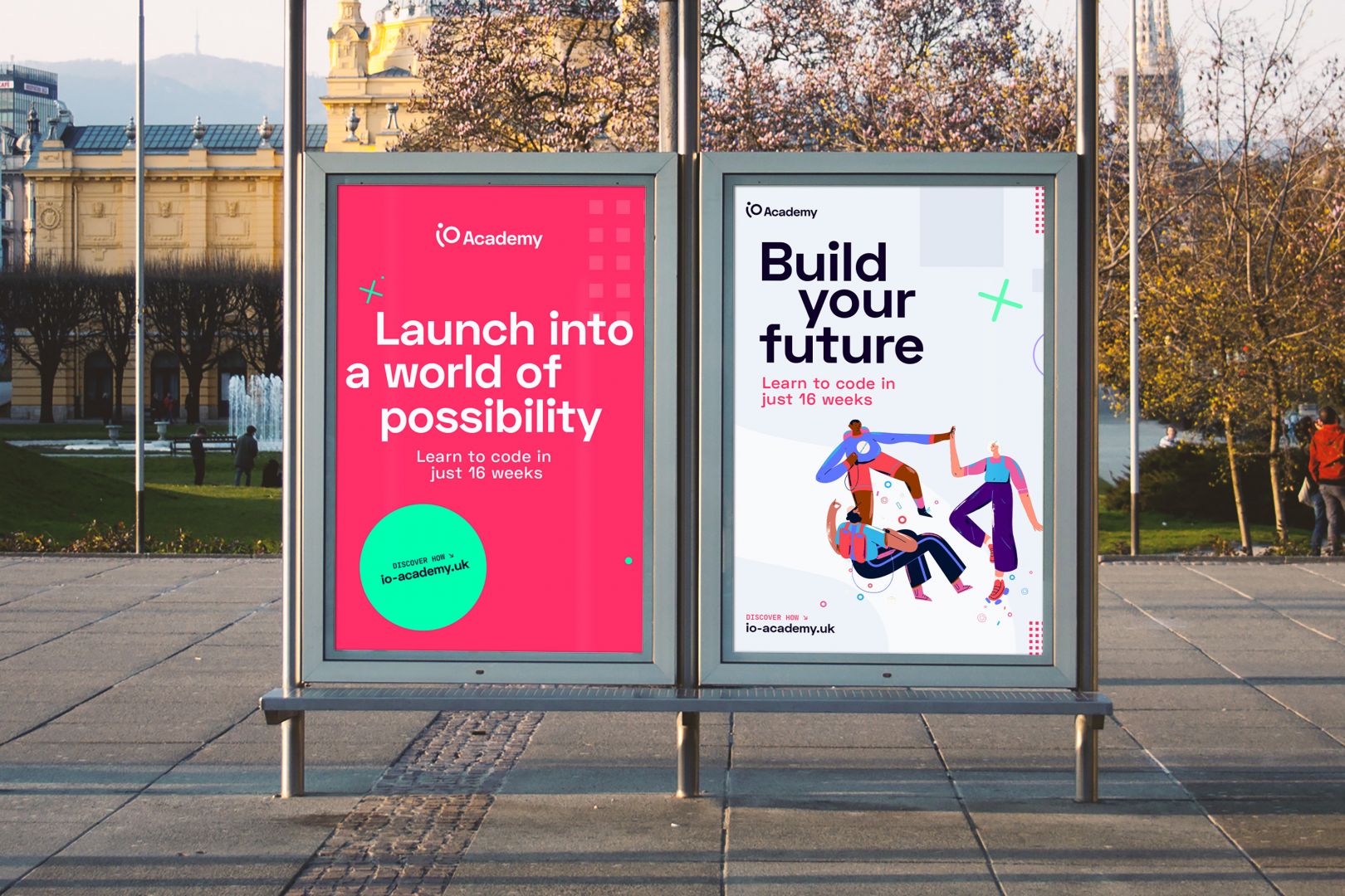 教育行業iO Academy品牌形象設計