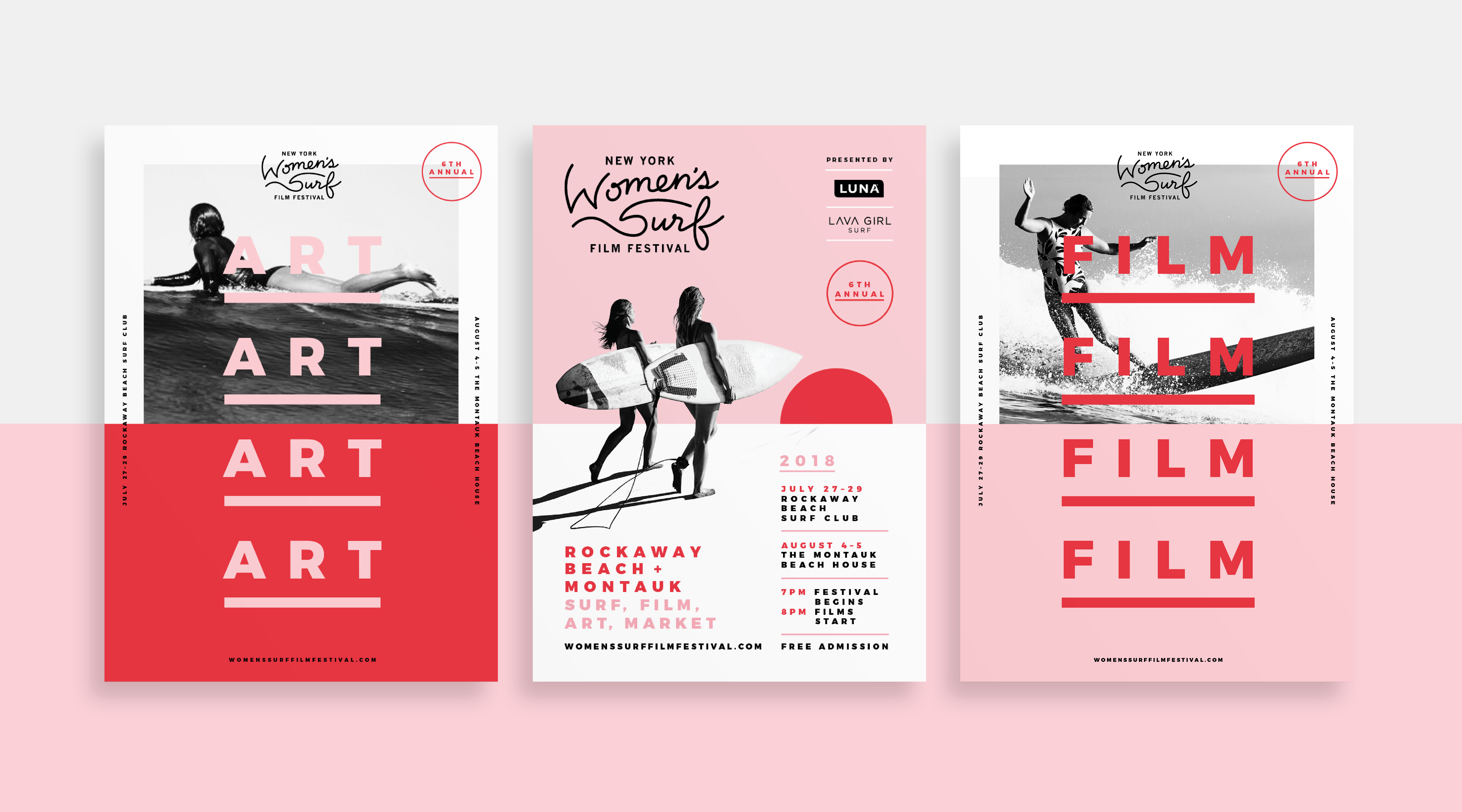 紐約婦女沖浪電影節標志設計