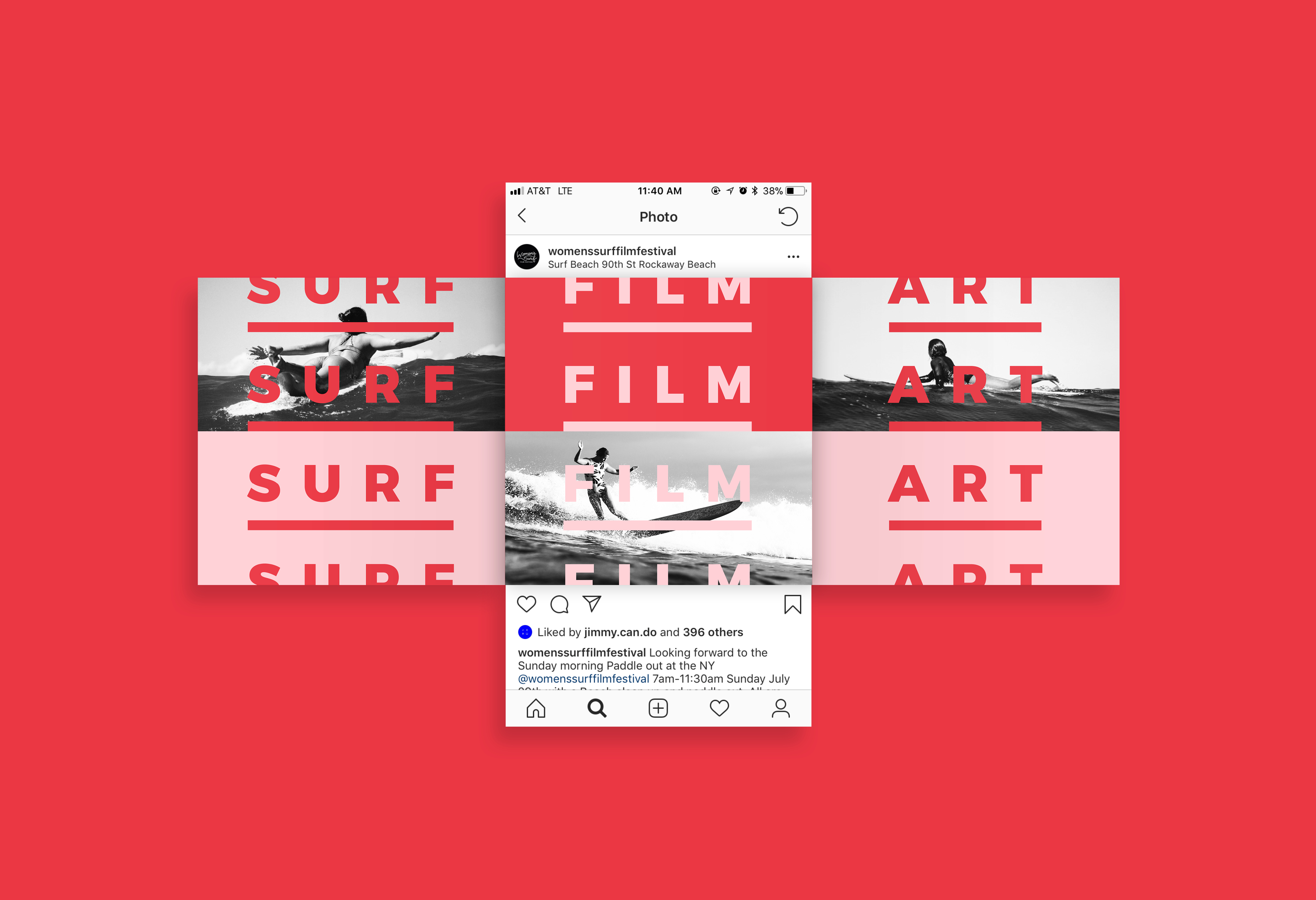 紐約婦女沖浪電影節標志設計