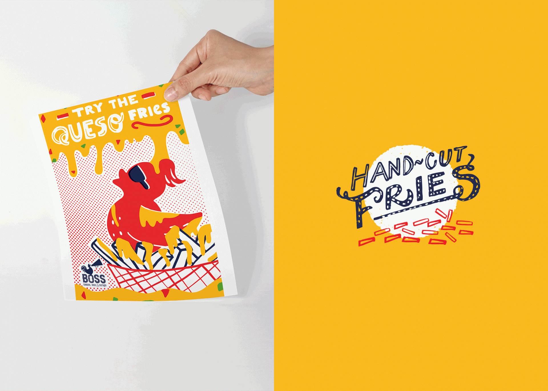 肌肉餐飲品牌標志設計