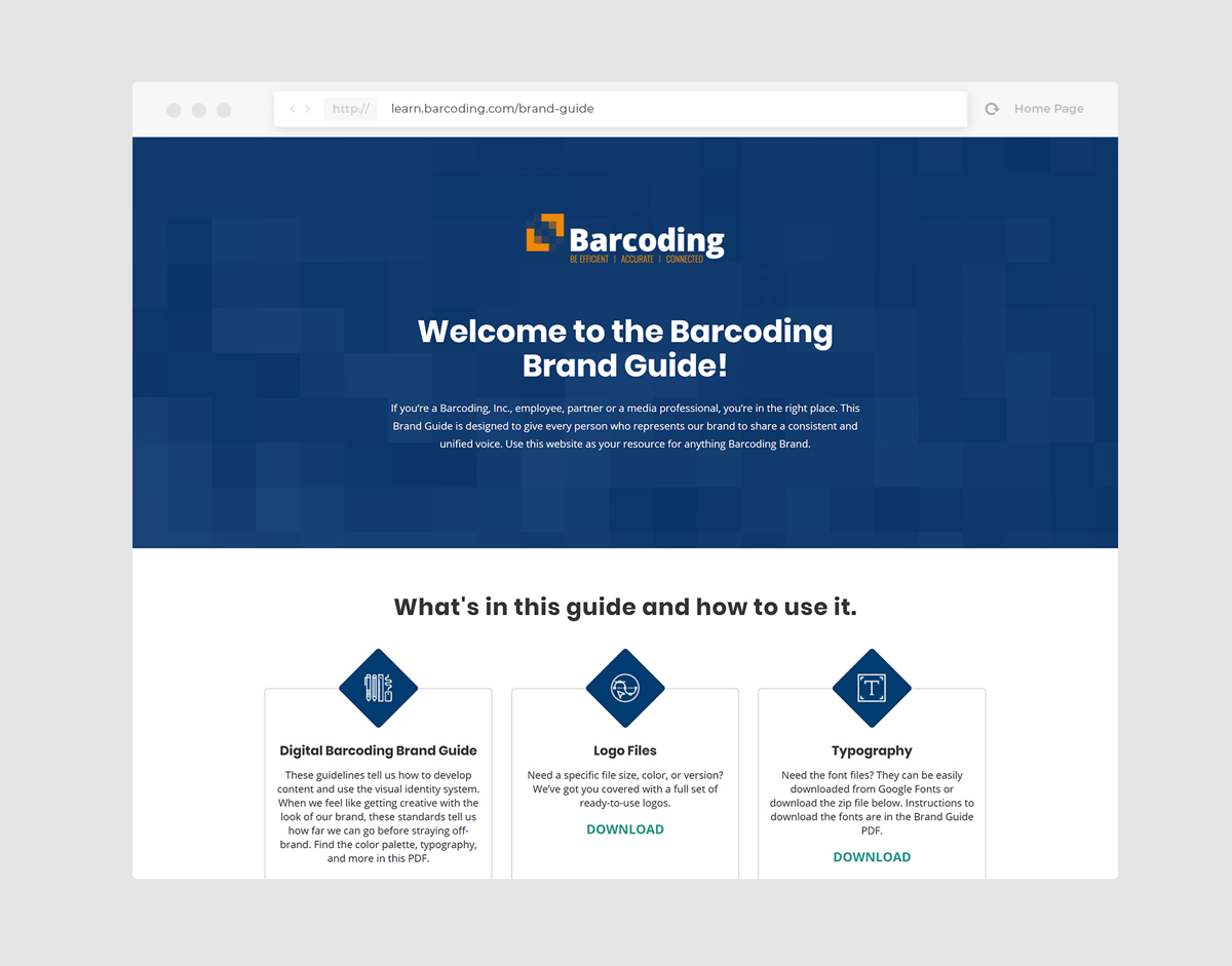 智能行業供應鏈自動化VI設計