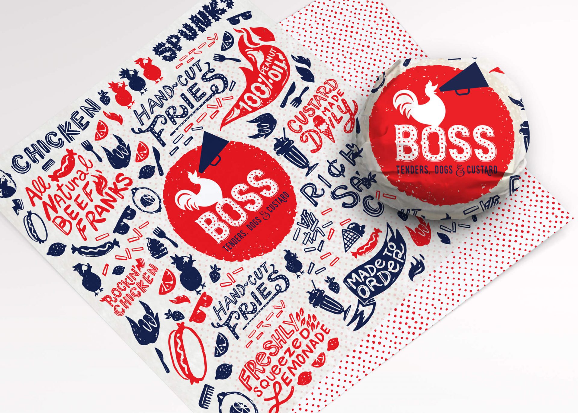 肌肉餐飲品牌標志設計