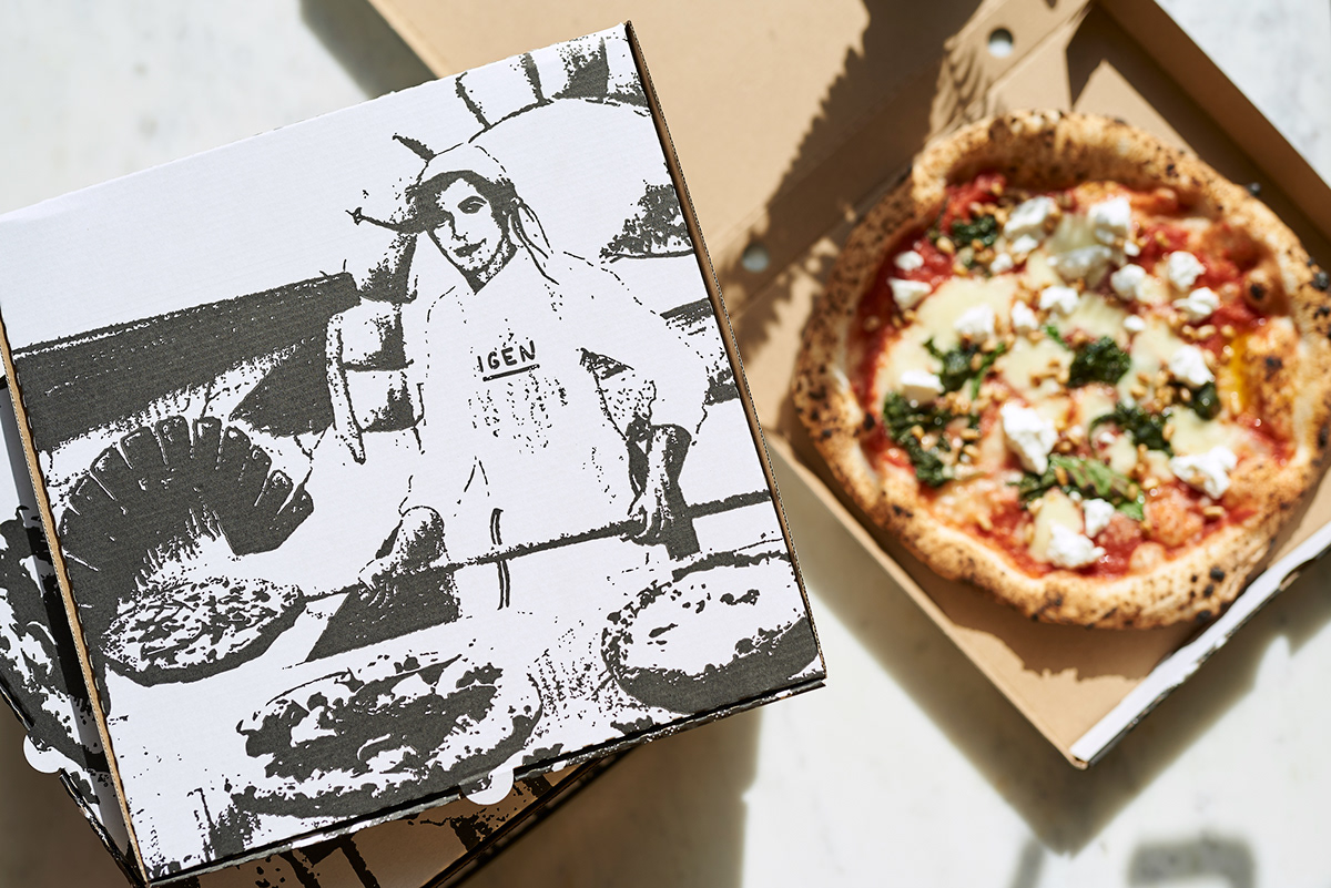 Igen披薩店VI設計