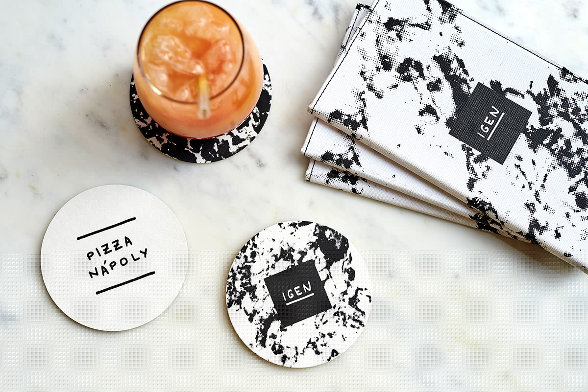 Igen披薩店品牌形象設計