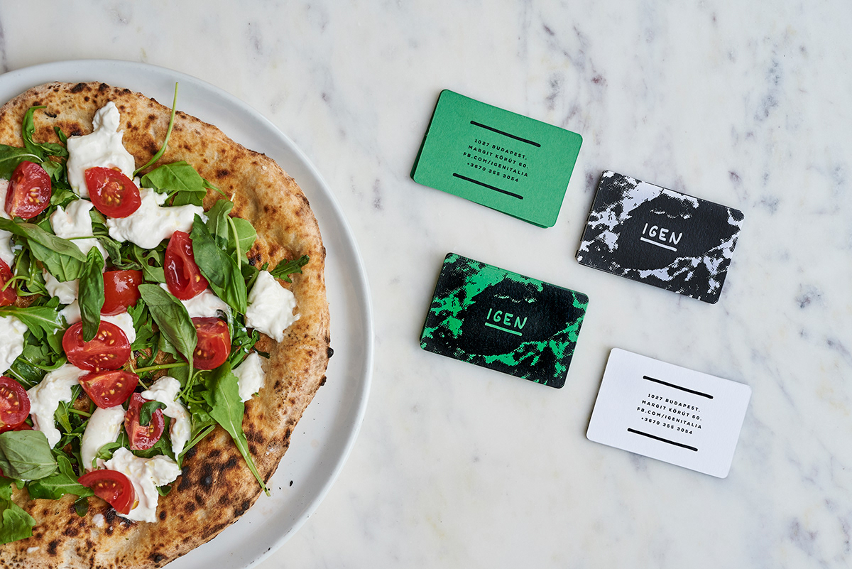 Igen披薩店品牌形象設計