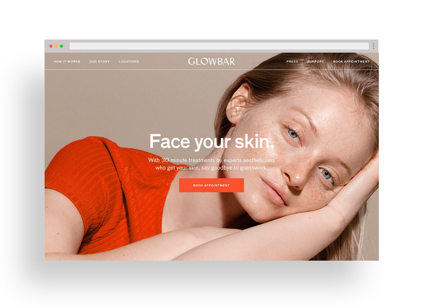 Glowbar護理店品牌形象設計 Glowbar護理店品牌形象設計