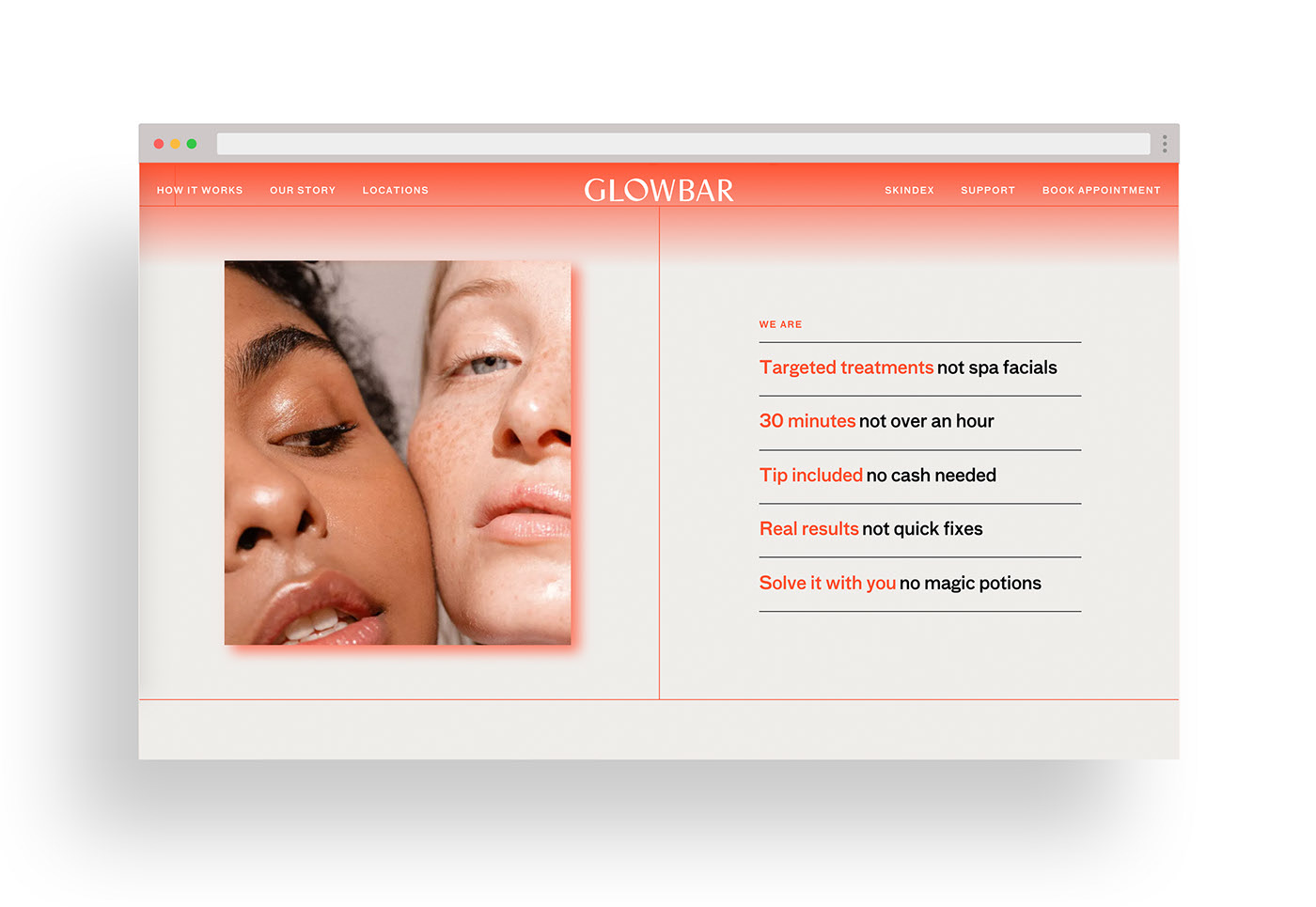 Glowbar護理店品牌設計 Glowbar護理店品牌設計