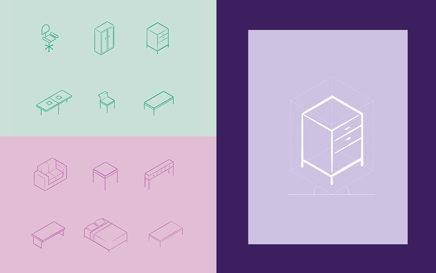 家具租賃行業標志設計