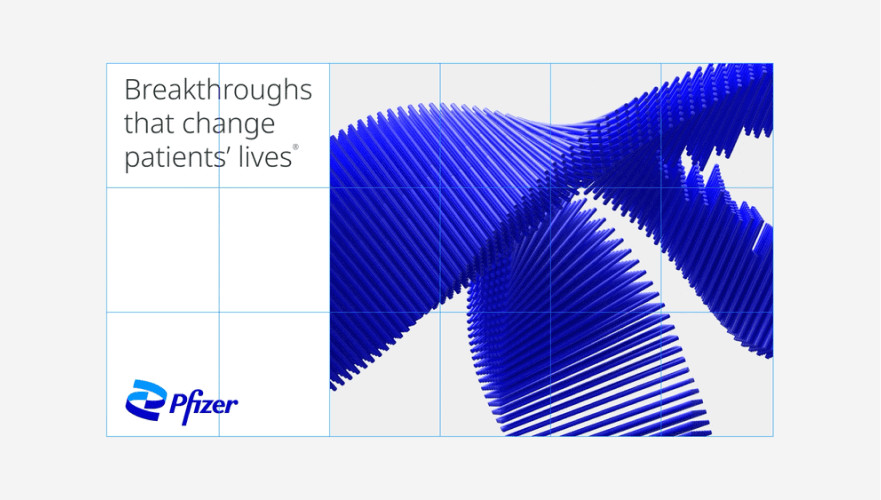品牌設計動態：輝瑞制藥啟用新的品牌視覺識別