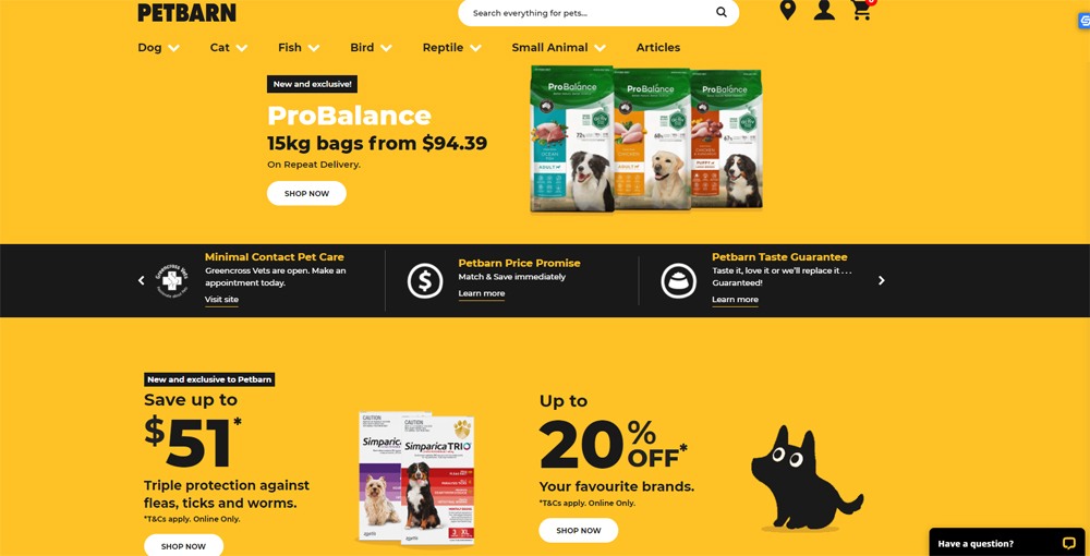 寵物用品網(wǎng)站設(shè)計