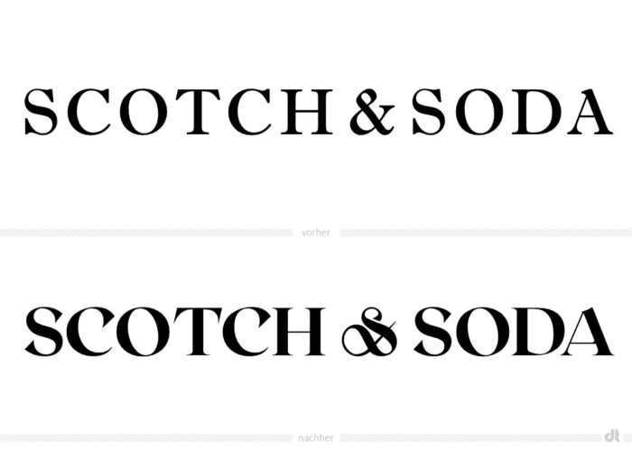 Scotch & Soda LOGO 新舊對比