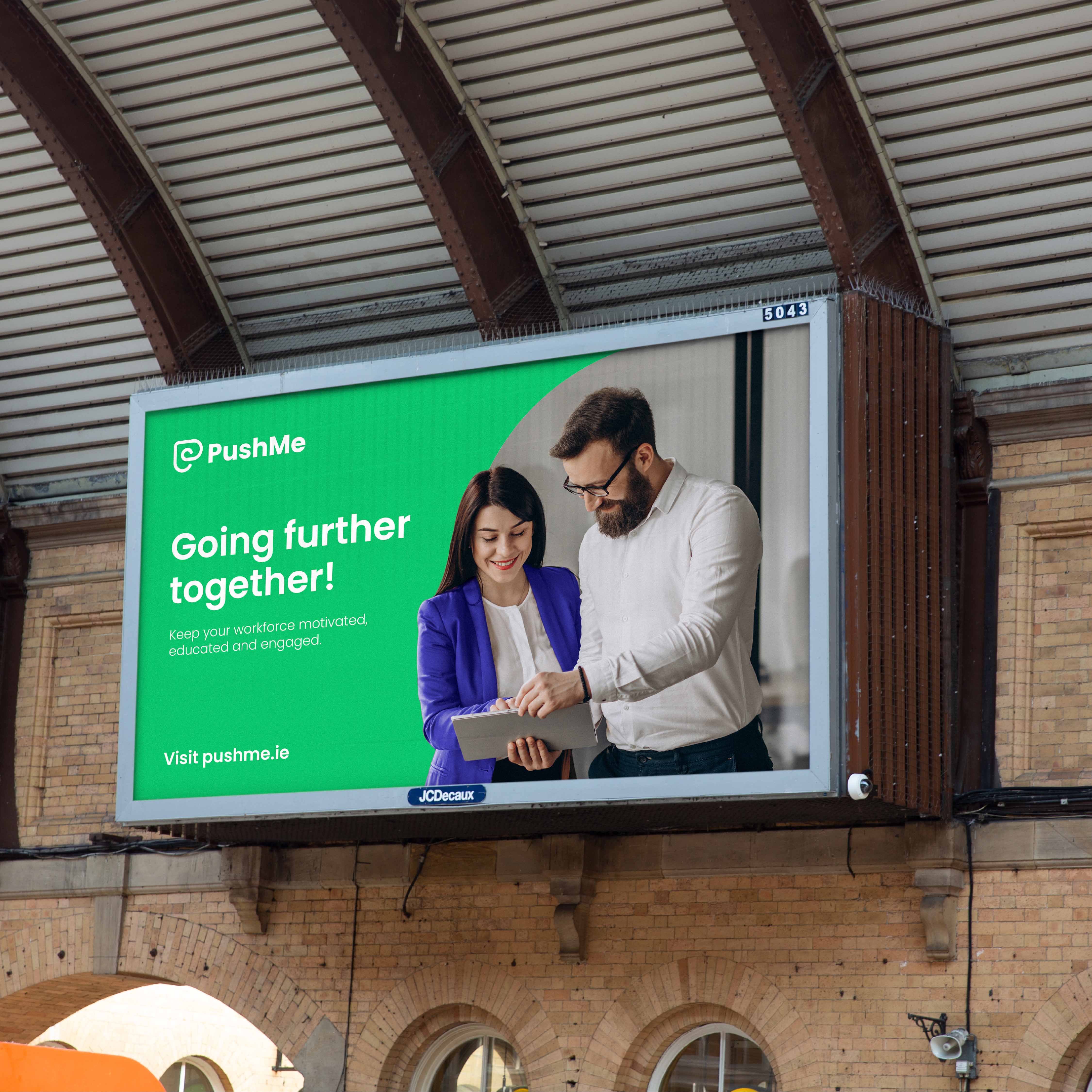 PushMe品牌標識設計