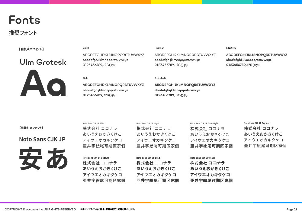 Coconala LOGO字體