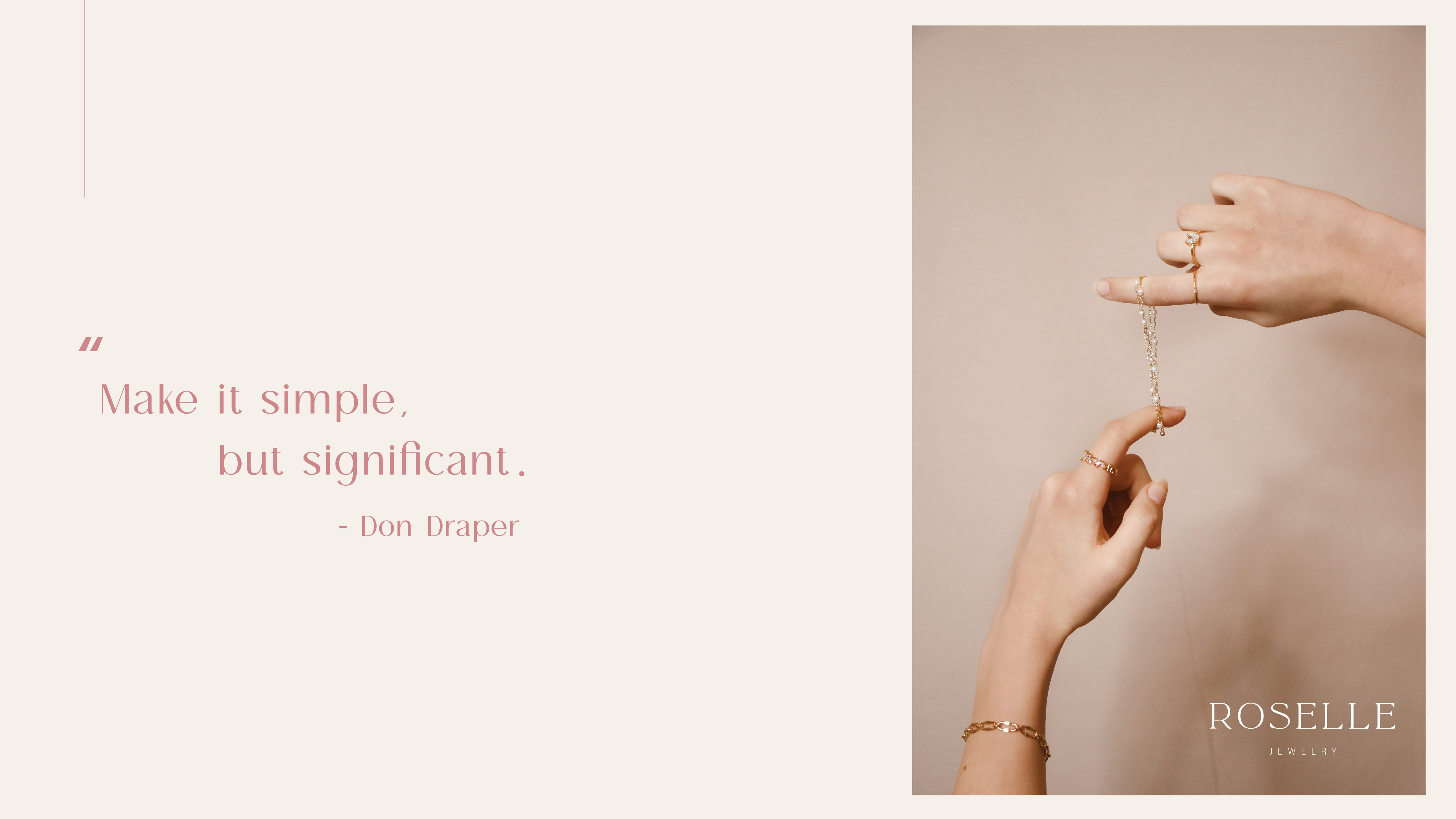 Roselle 珠寶品牌設計