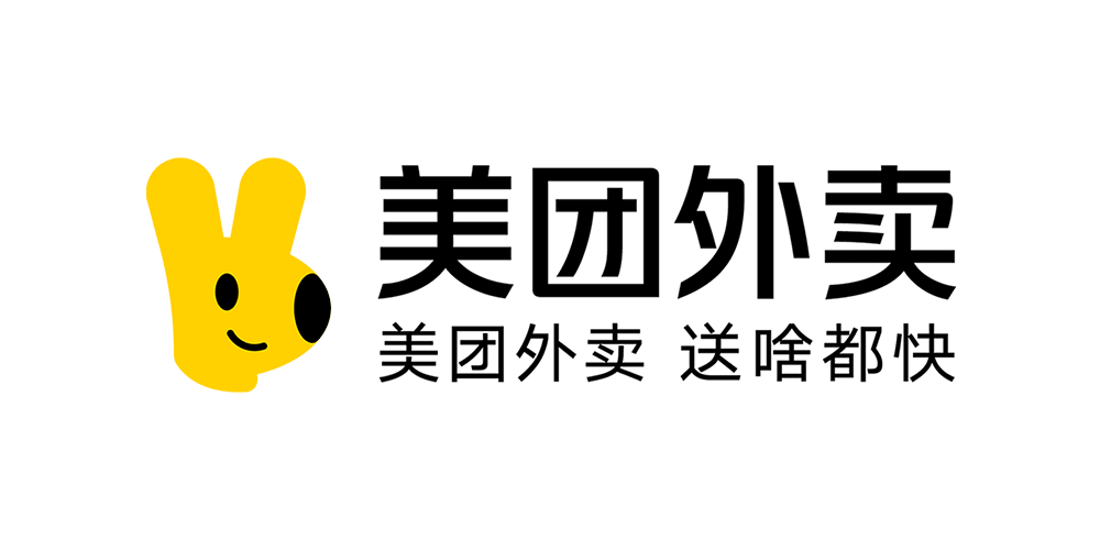 美團(tuán)外賣新LOGO組合 