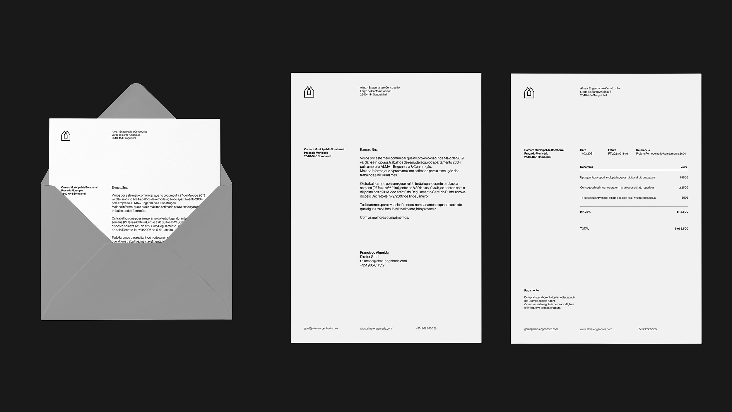 Alma 建筑工程品牌形象 Alma 建筑工程品牌形象