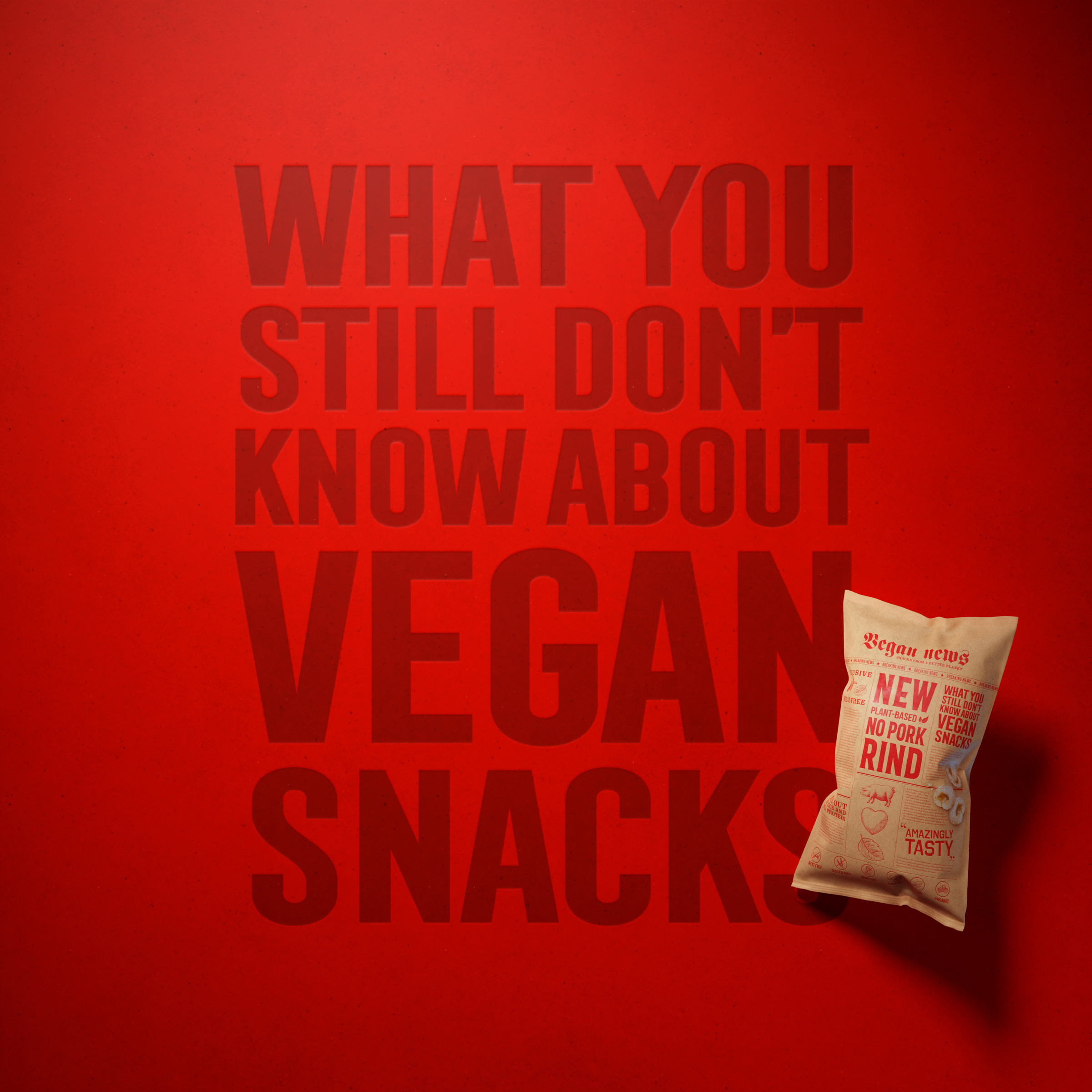 素食薯片產品包裝設計