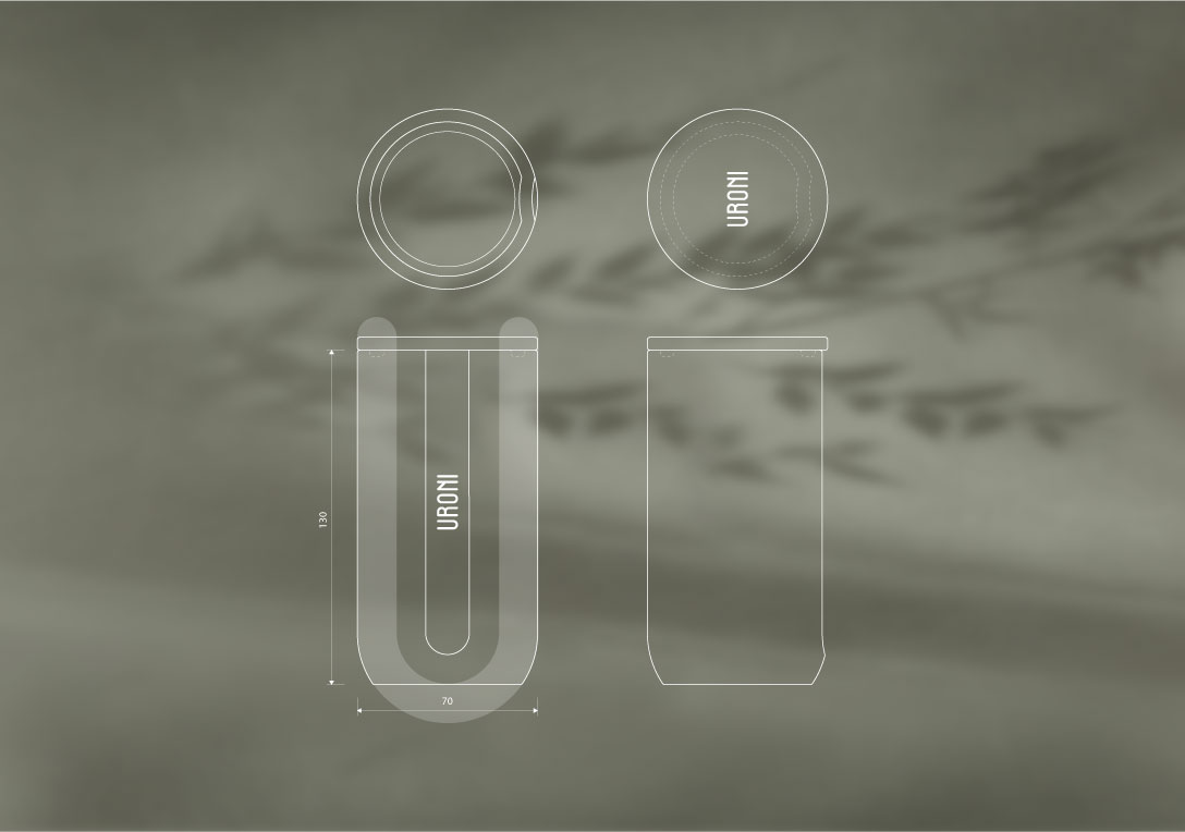 Uroni 天然香蠟品牌形象