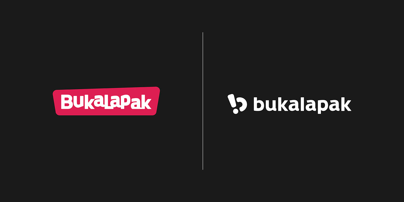 Bukalapak新舊LOGO前后對比