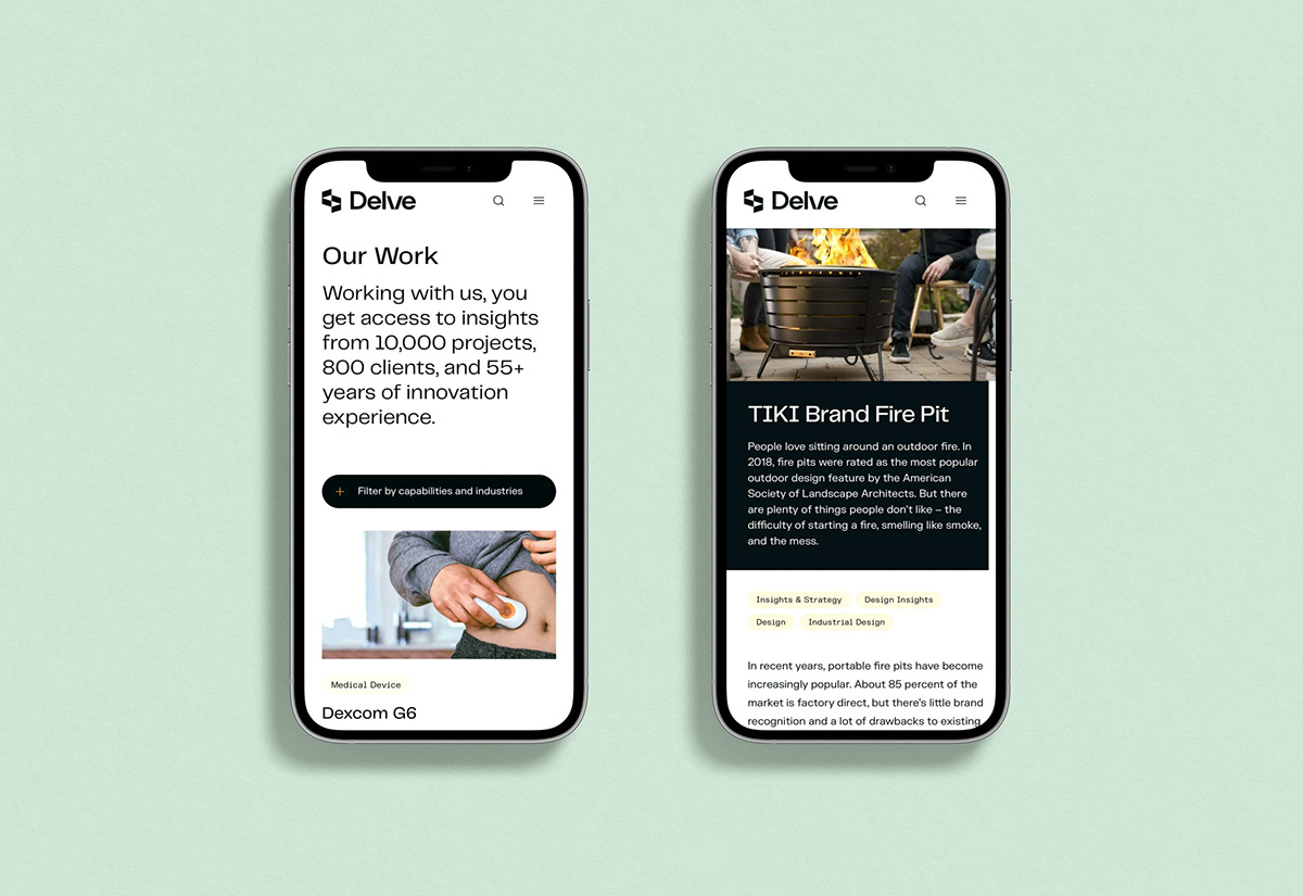 Delve 產(chǎn)品創(chuàng)新品牌形象