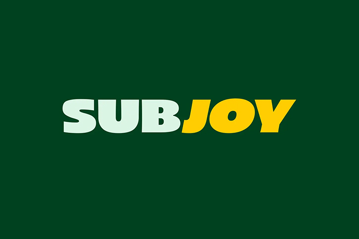 賽百味俄羅斯品牌升級：正式更名Subjoy并發布新LOGO，寓意